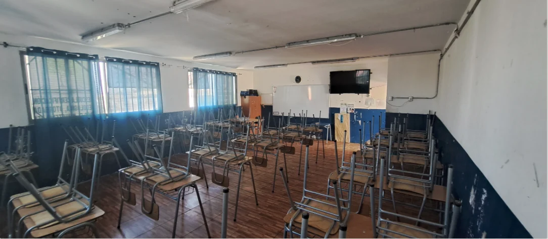 Sala de clases del colegio